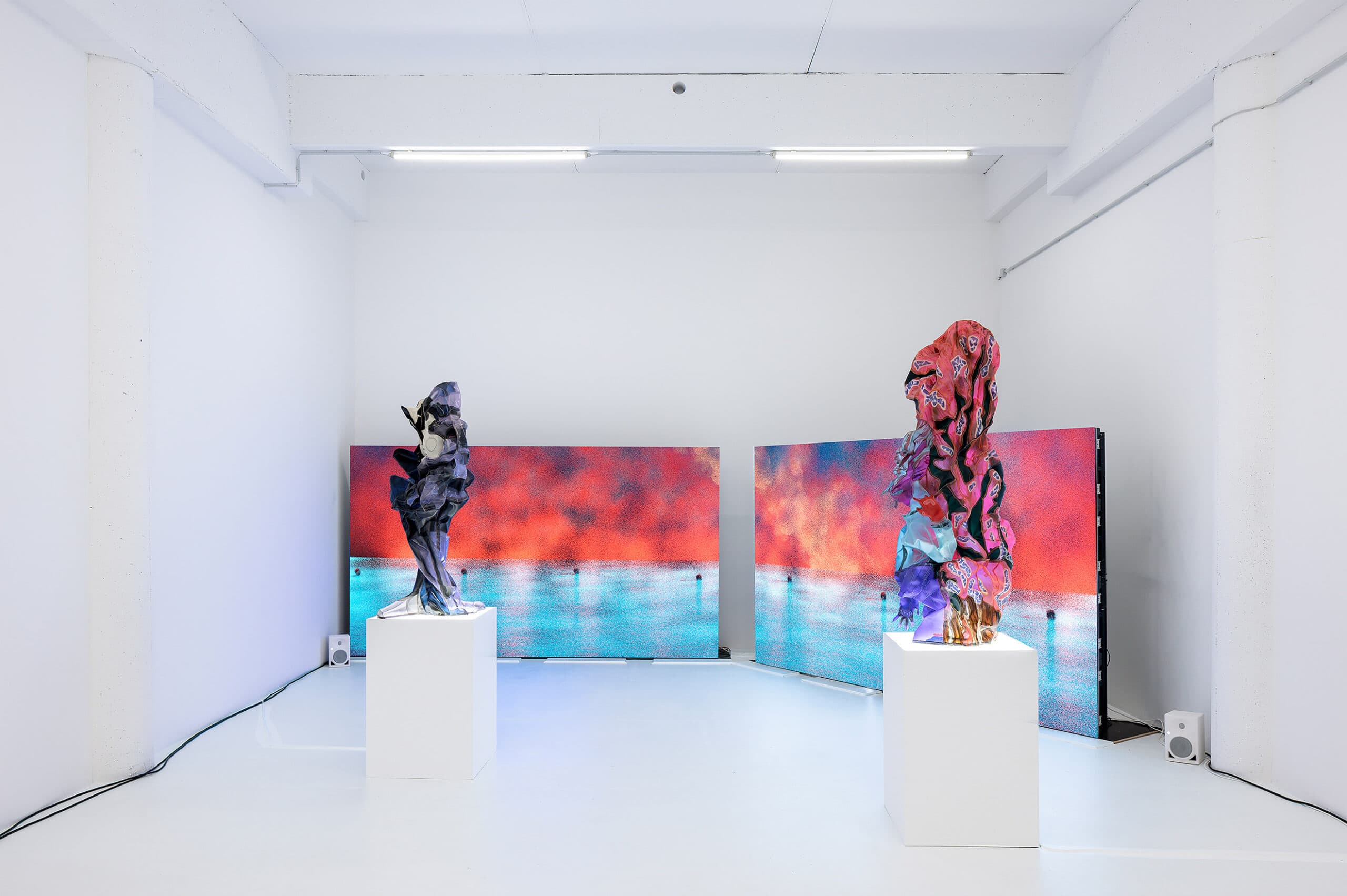 Installation view: SOLID STATE DREAM — exhibition by Fynn Ribbeck