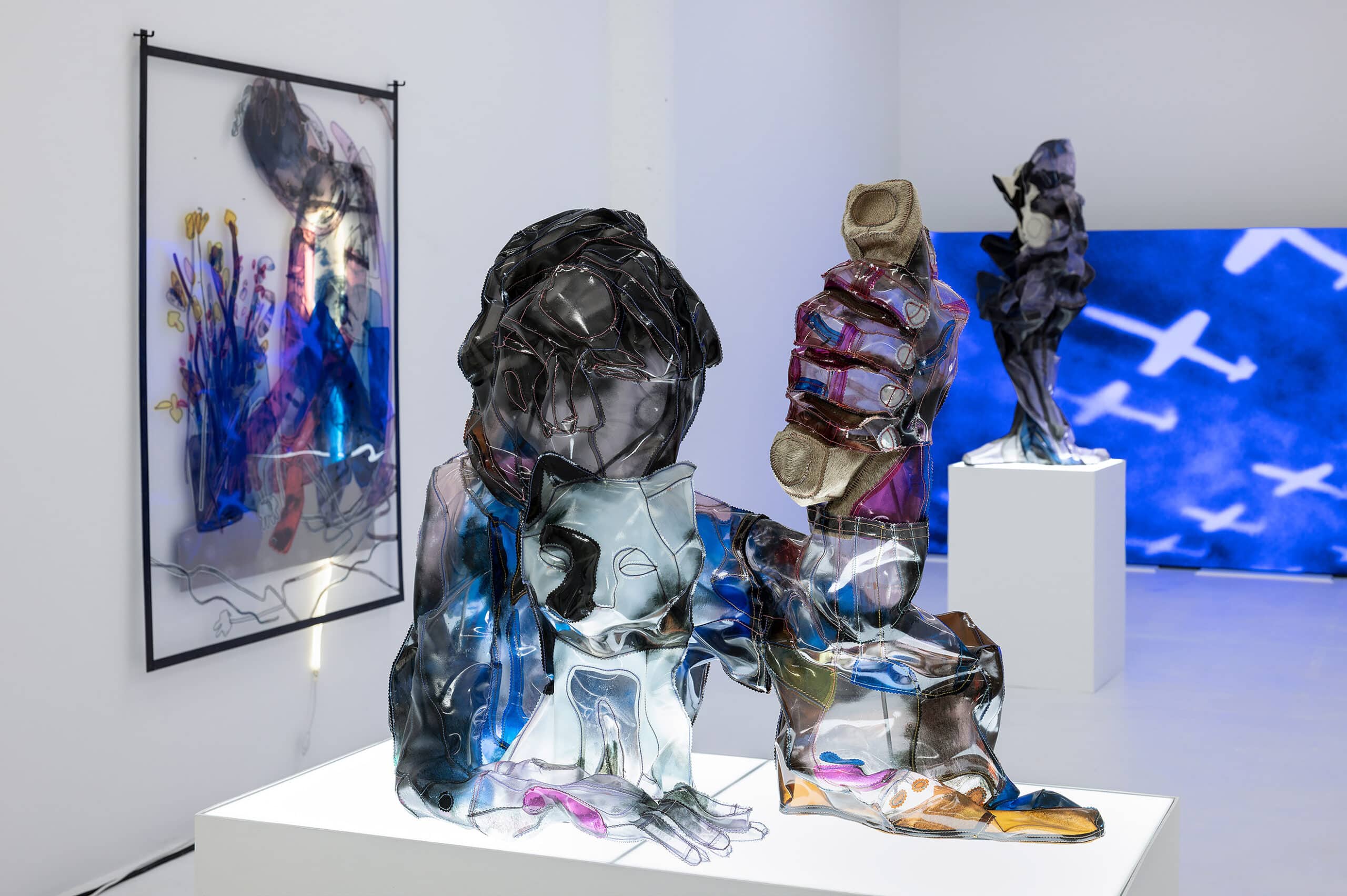 Installation view: SOLID STATE DREAM — exhibition by Fynn Ribbeck