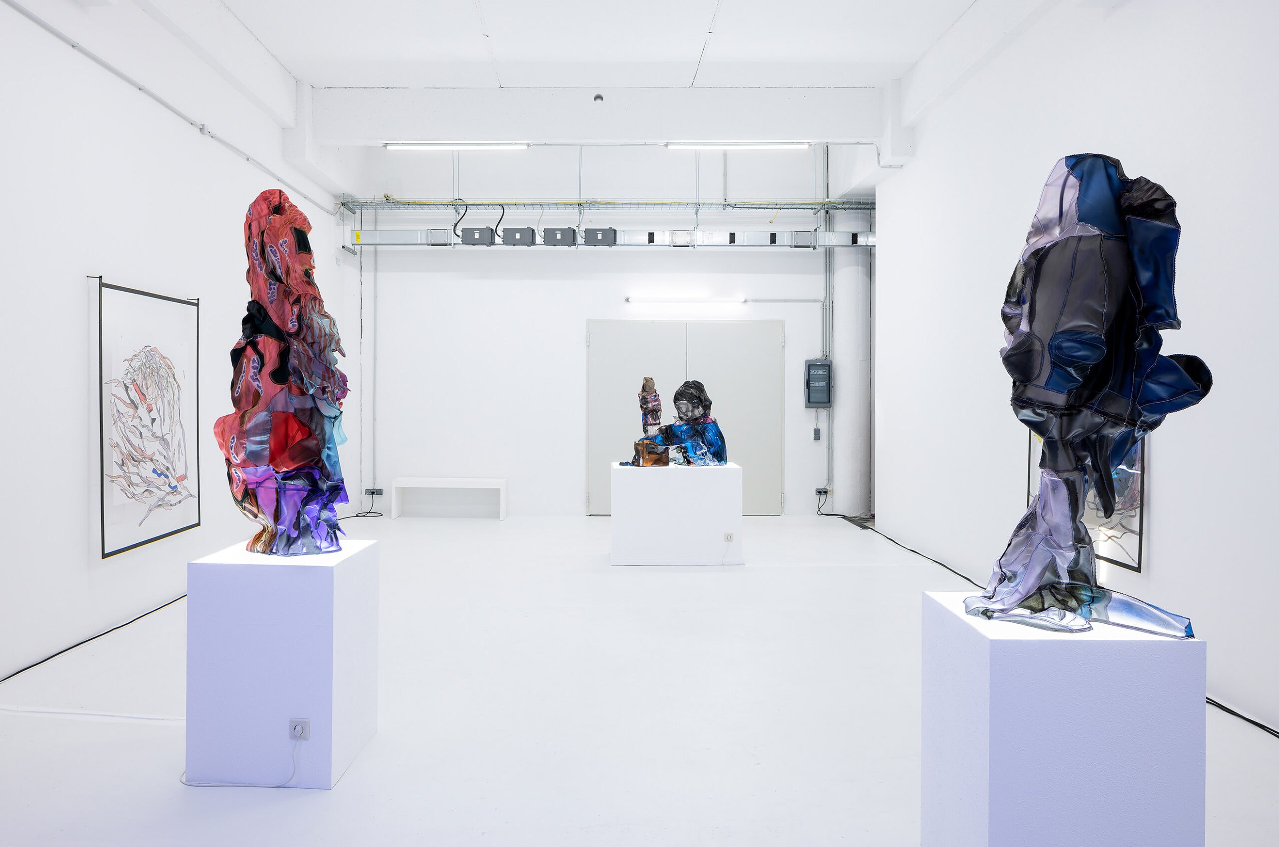 Installation view: SOLID STATE DREAM — exhibition by Fynn Ribbeck