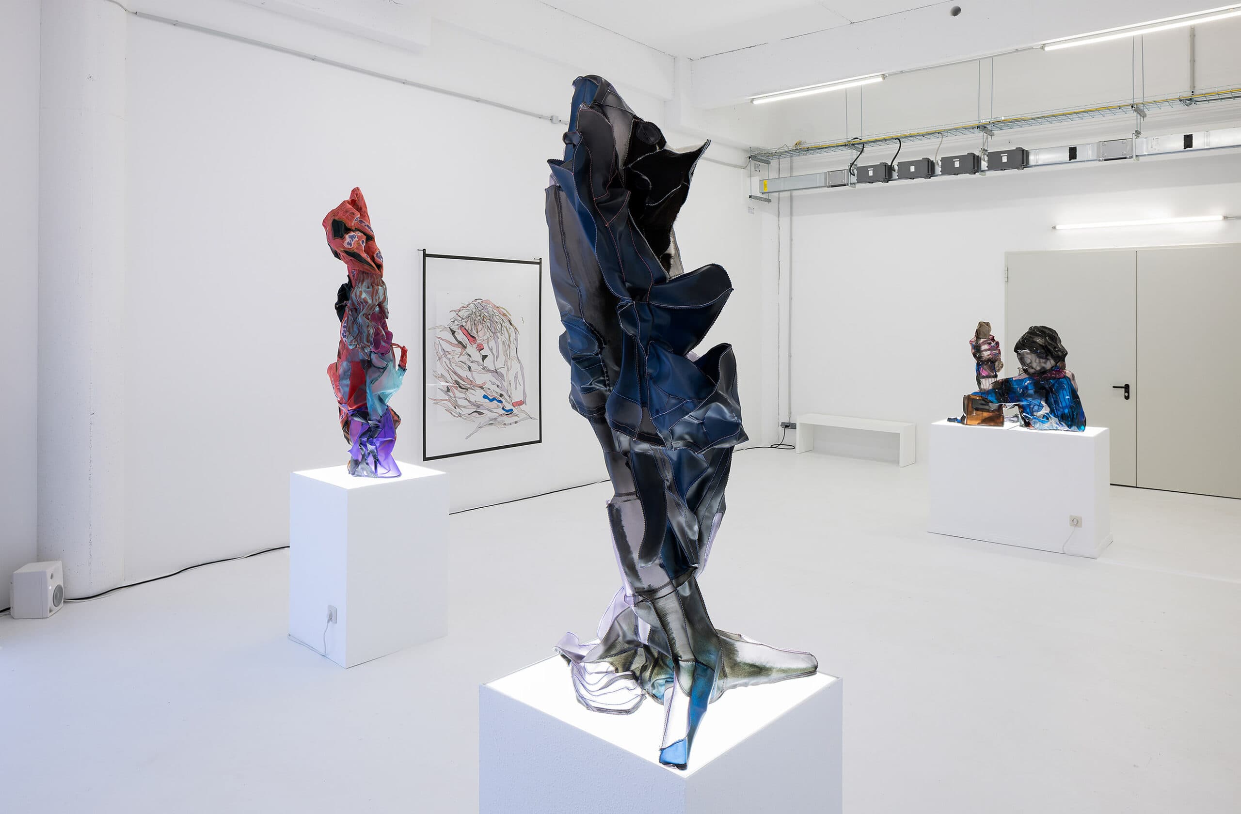 Installation view: SOLID STATE DREAM — exhibition by Fynn Ribbeck