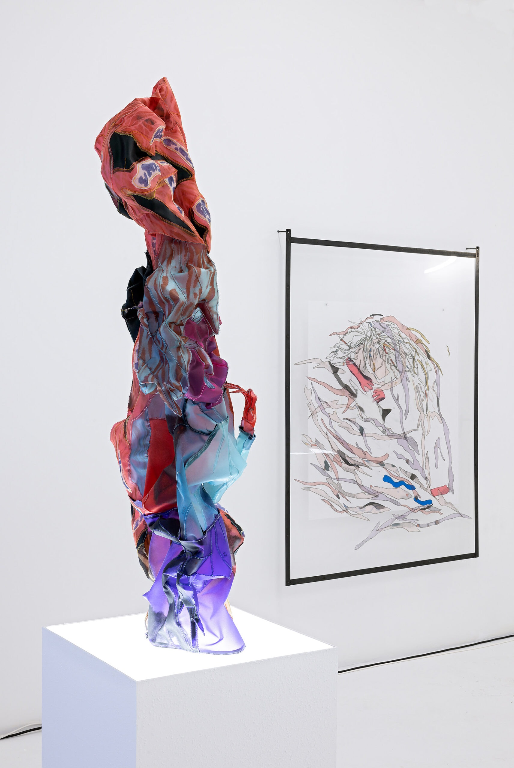 Installation view: SOLID STATE DREAM — exhibition by Fynn Ribbeck
