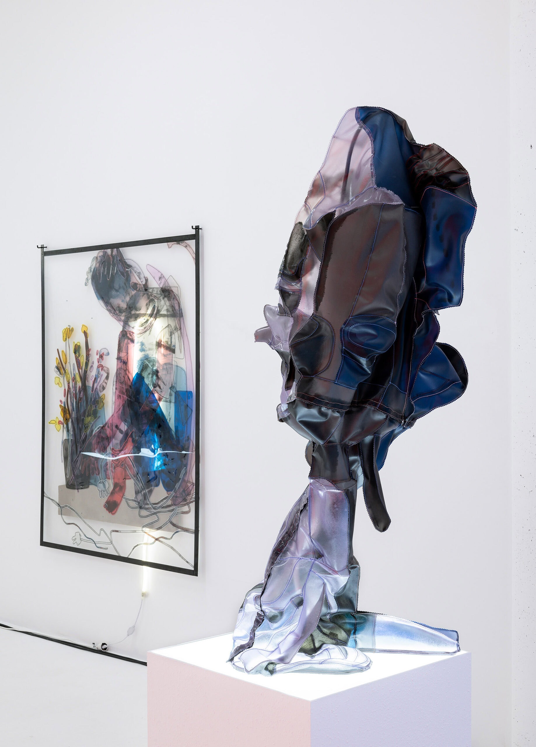 Installation view: SOLID STATE DREAM — exhibition by Fynn Ribbeck